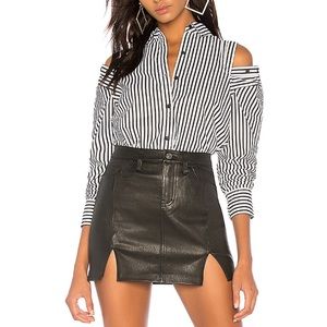 NWT Current/Elliott Loretta Striped Shirt